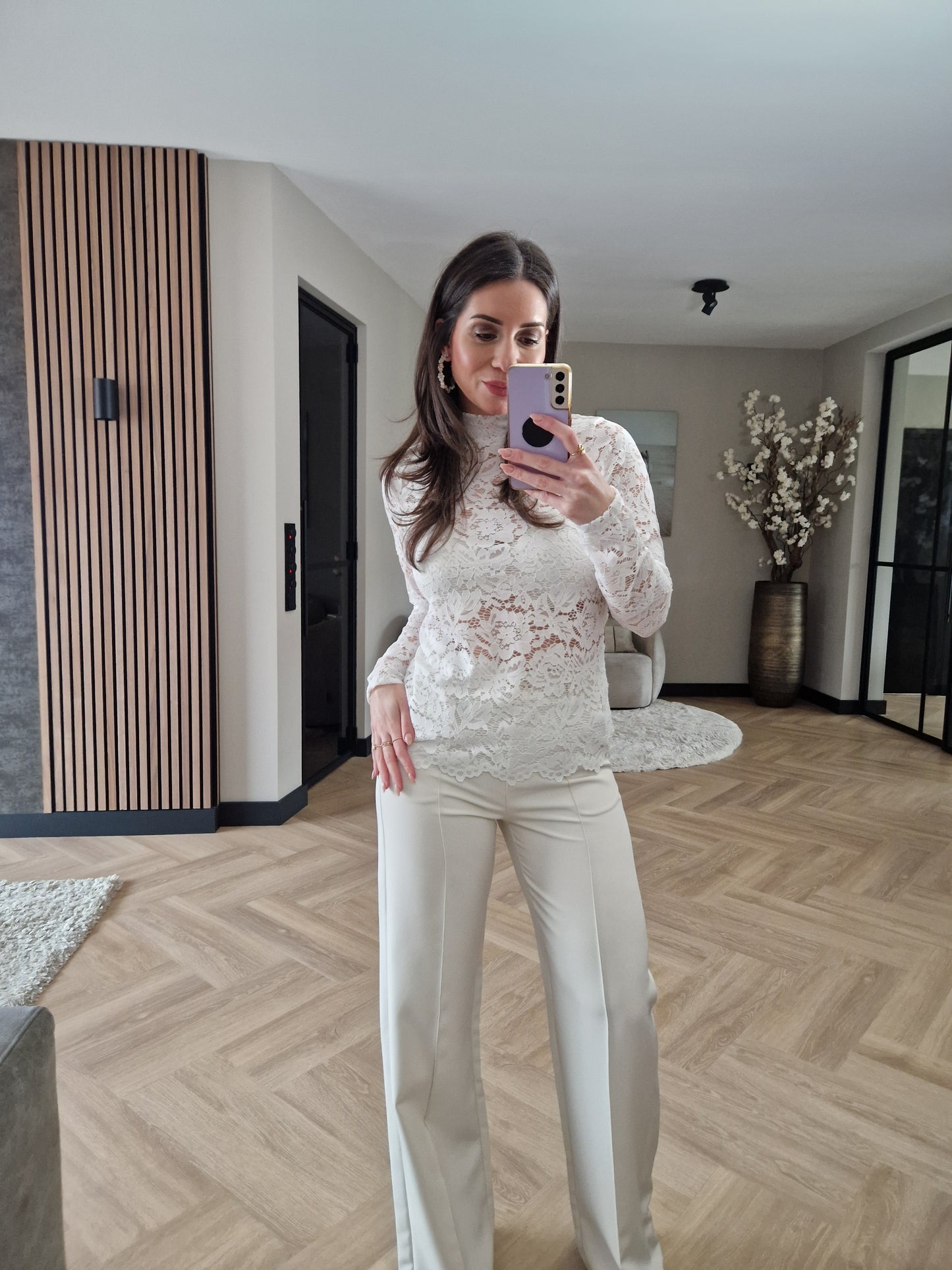 Lace Top White
