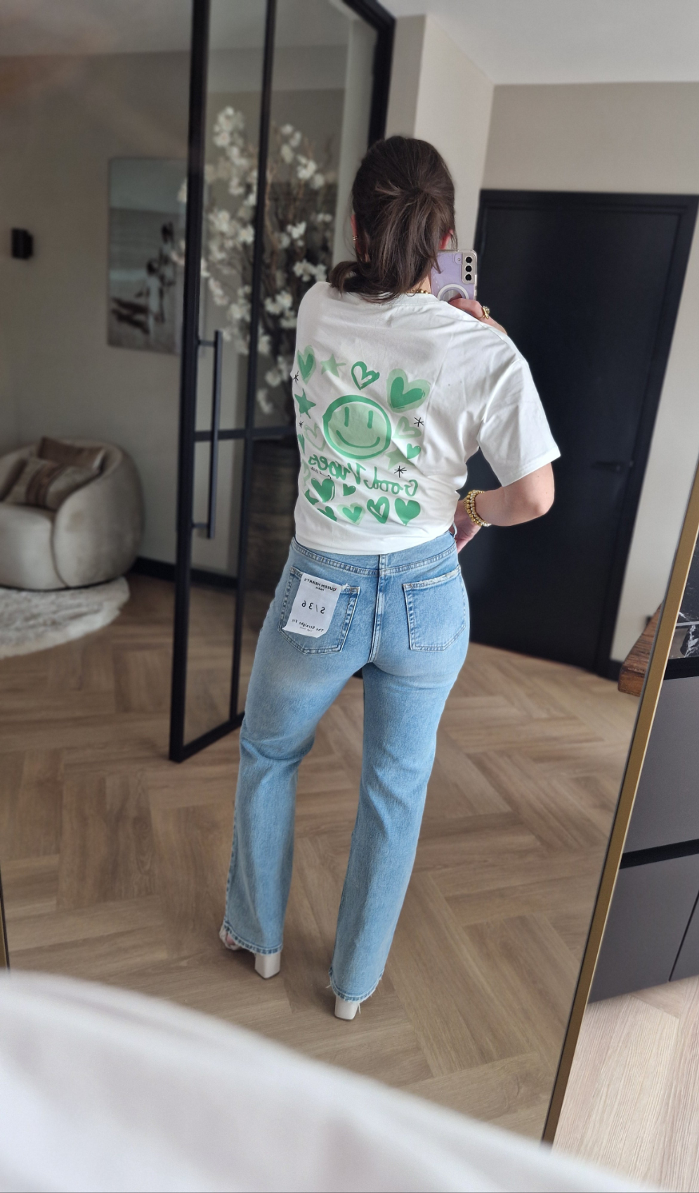 Ada Smiley T-shirt groen