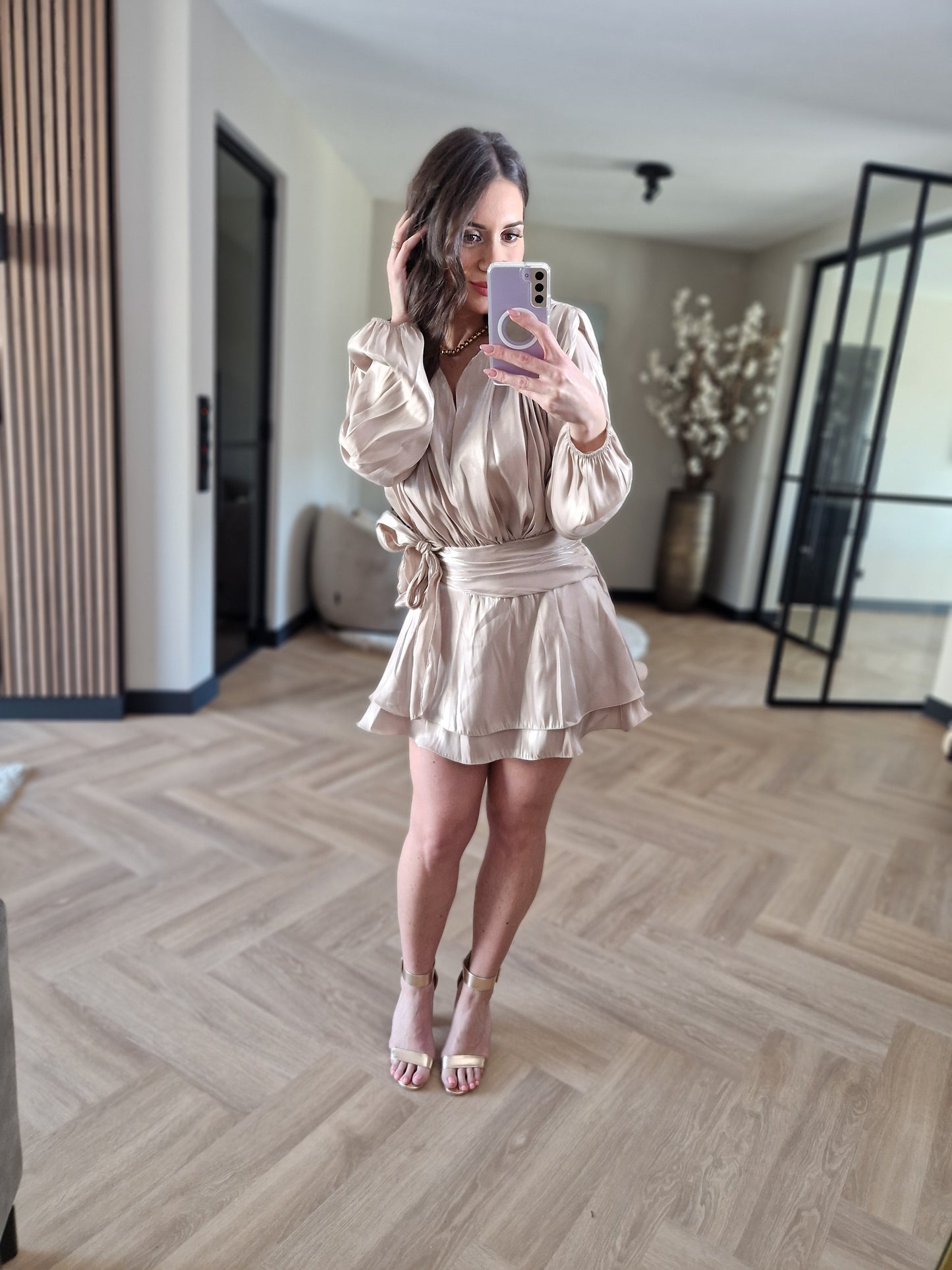 Sofie Dress Beige
