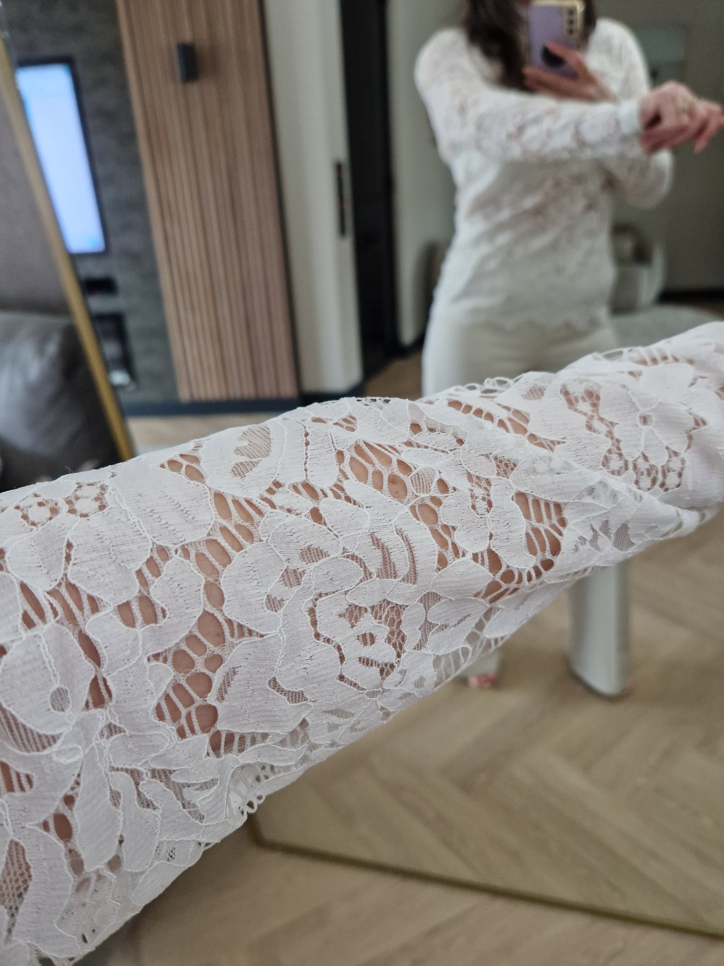 Lace Top White